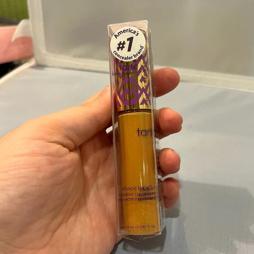 NIB Auth Tarte Shape Tape Contour Concealer 38N Medium-Tan Neutral Makeup Rt $32